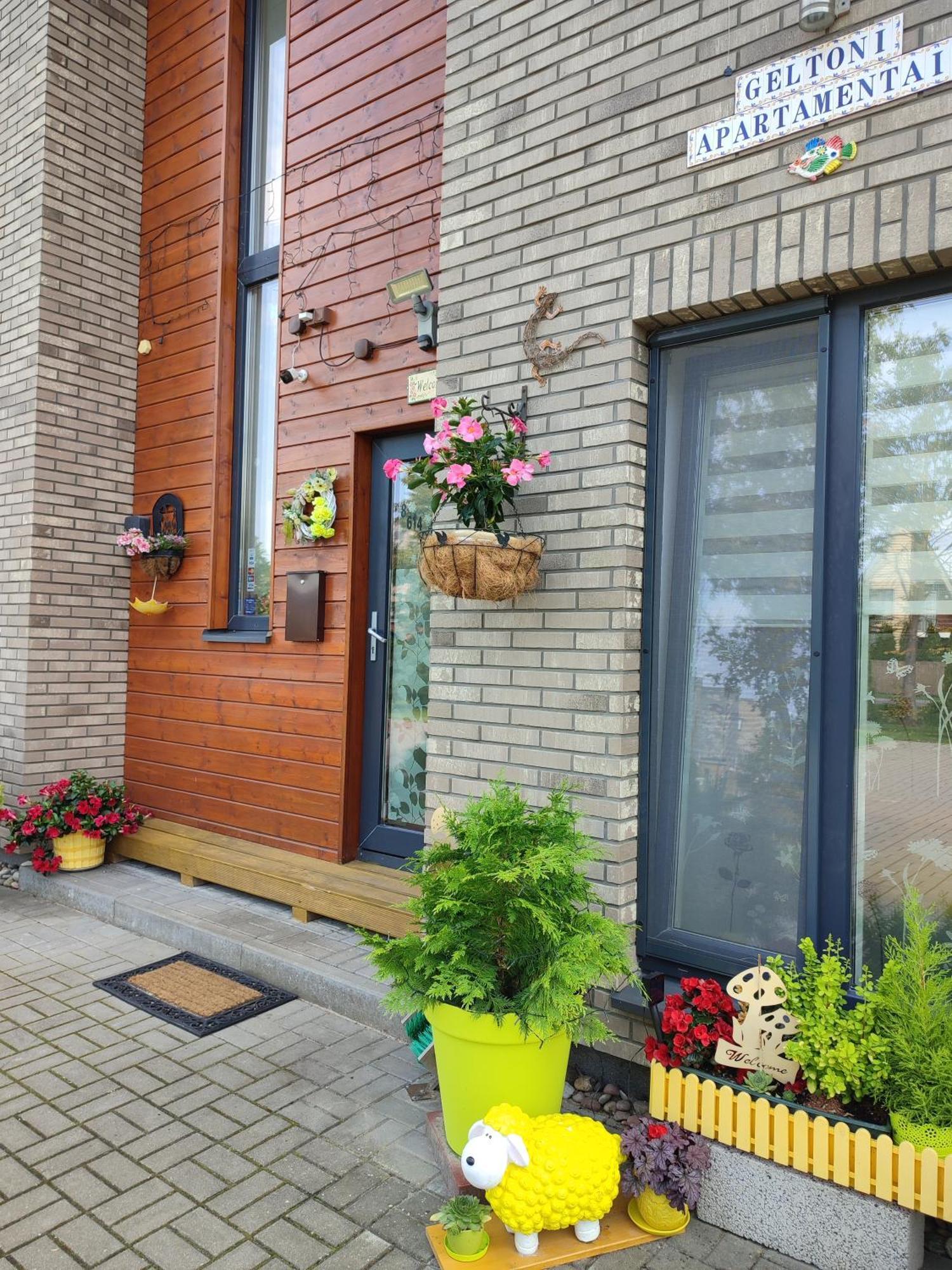 Geltoni Apartamentai Palanga Exteriér fotografie